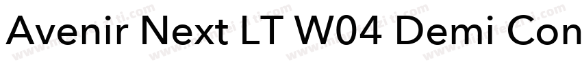Avenir Next LT W04 Demi Cond字体转换